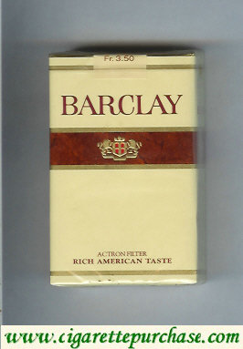 Barclay Filter cigarettes Switzerland